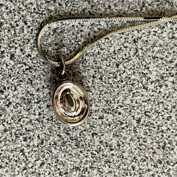 Vintage Pink Crystal Zirconia Silver Necklace & Earring Set - Picture 5 of 6